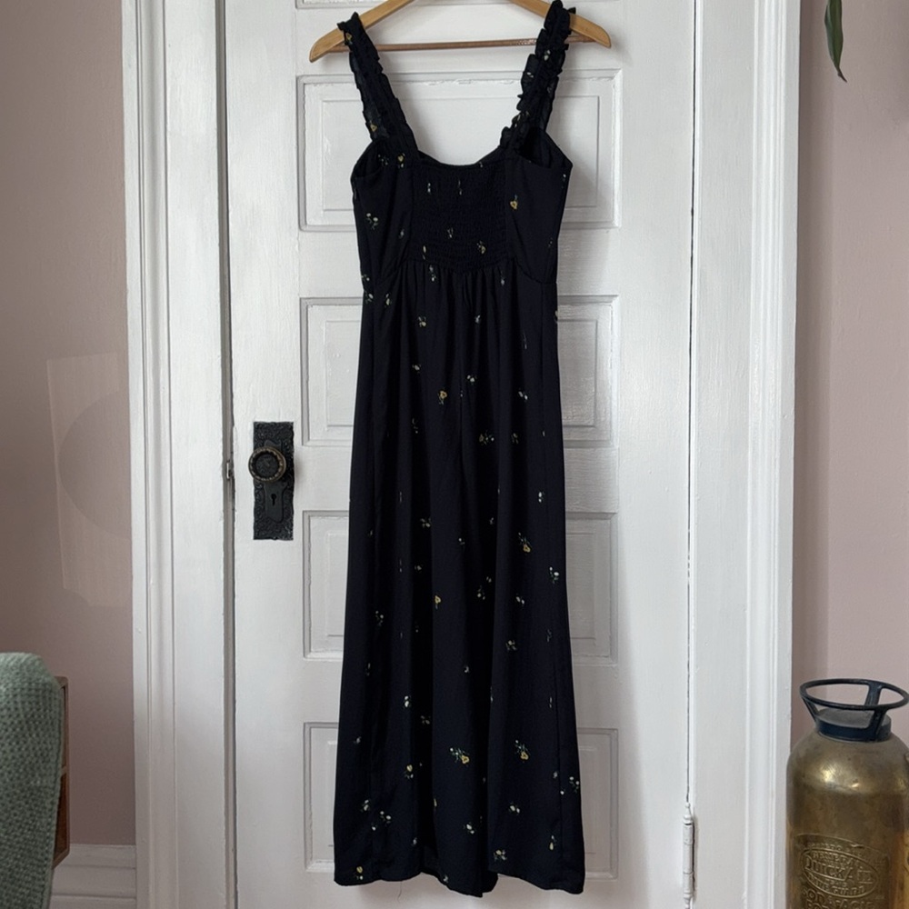 WILD FABLE FLORAL PRINT CROPPED WIDE LEG JUMPSUIT - Picture 7 of 12